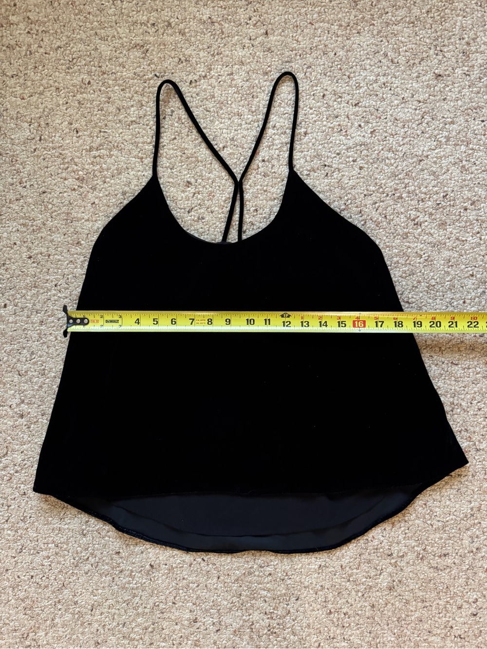 Zara Black Strappy Camisole - Picture 4 of 5